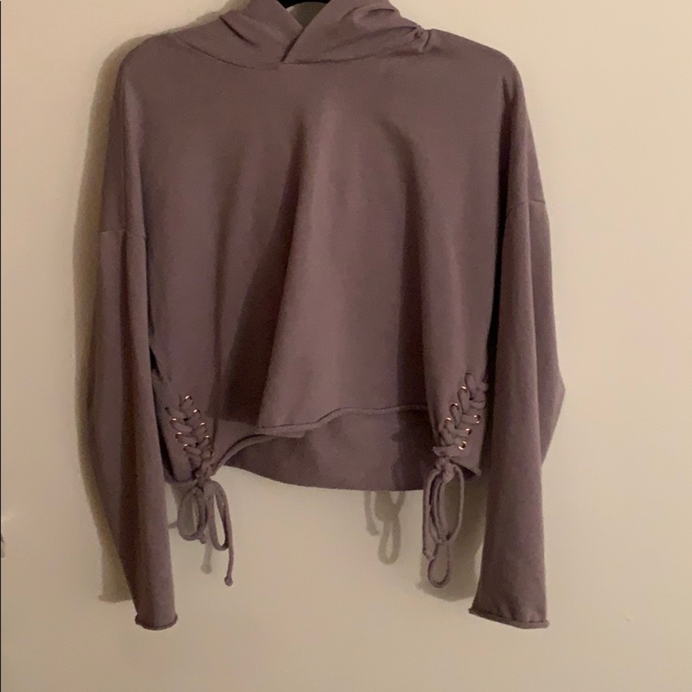 Cropped hoody